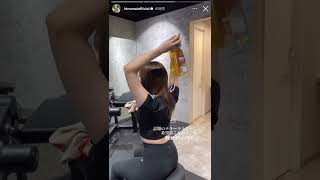 グラビアアイドル 日野麻衣 ジム トレーニング動画 #shorts