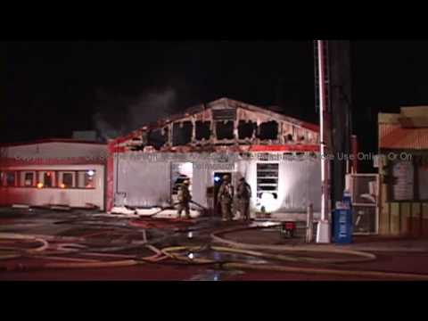 Structure Fire on Broadway in Sacramento, CA 6-9-2010