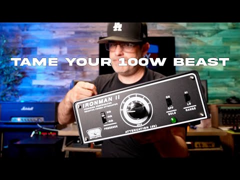 Tone King Ironman II 100-Watt Precision Compensated Reactive Power Attenuator 2018 - Present - Black image 7
