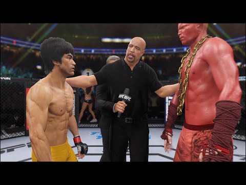 Bruce Lee vs. Red Gargoyle - EA Sports UFC 4 - Epic Fight 🔥🐲👹