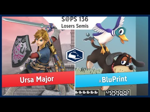 S@PS 136 Ultimate Singles - Ursa Major(Link) vs BluPrint(Duck Hunt/Aegis) Losers Semis