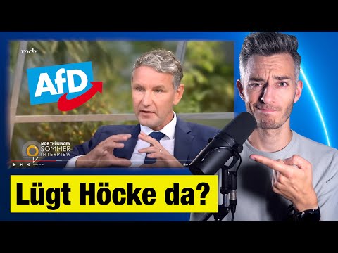 Björn Höcke (AfD) Faktencheck – hat er Recht? | Reaktion