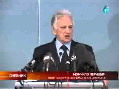 Konferencija za štampu Momčila Perišića – Održana po povratku iz Haga