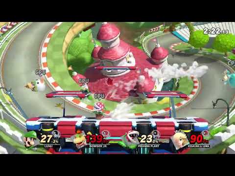 Mario Circuit with Circuit Theme (Smash Ultimate Custom Music)