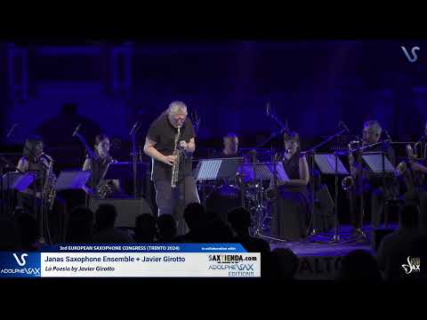 EURSAX 2024: Janas Saxophone Ensemble + Javier Girotto plays La Poesia by Javier Girotto