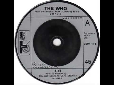 UK New Entry 1973 (197) The Who - 5.15