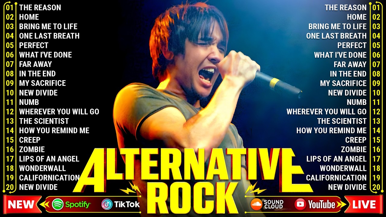 Hoobastank, Keane, Oasis, Coldplay, Audioslave, 3 Doors Down | Best Alternative Rock Songs 2000s