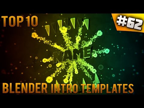 TOP 10 Blender intro templates #62 (Free download)
