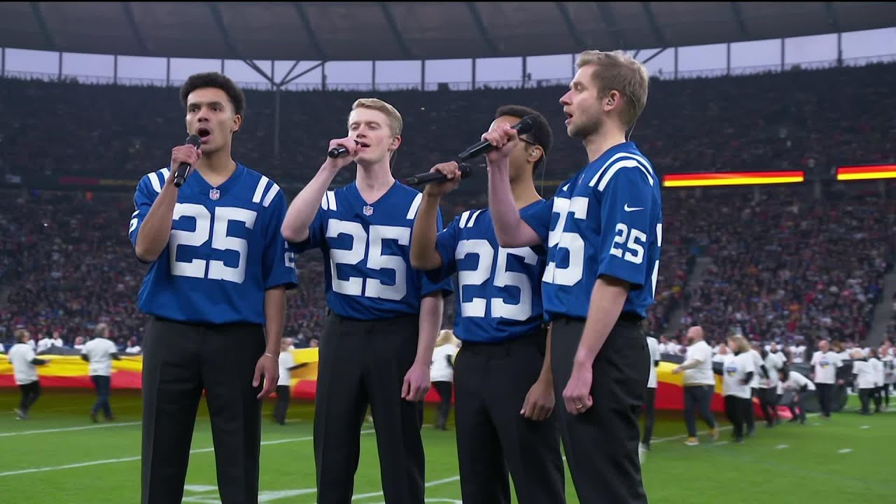 The German Gents Perform the National Anthem of Germany