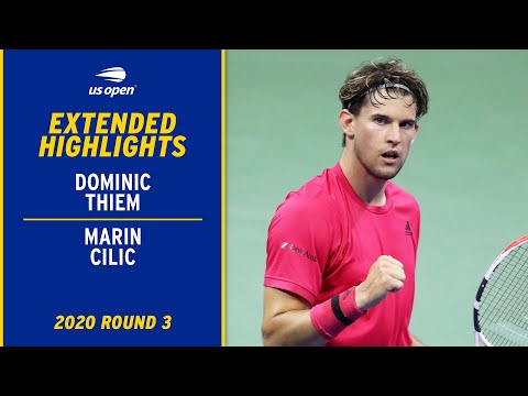 Marin Cilic vs. Dominic Thiem Extended Highlights | 2020 US Open 2020 Round 3