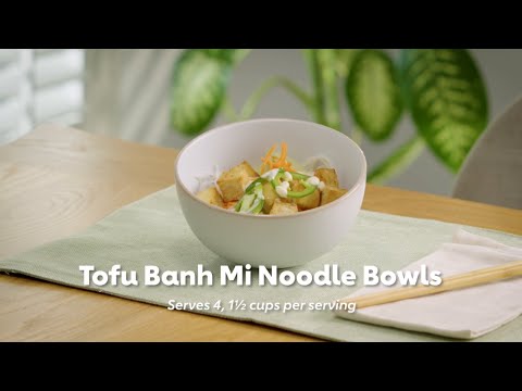 Tofu Banh Mi Noodle Bowls