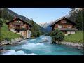 Beautiful River In The Mountains Majestic Birdsong Morning Nature Sound ASMR