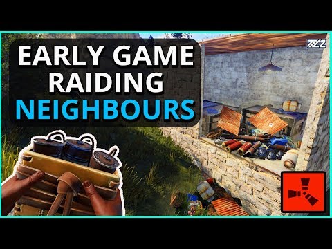 EARLY Game SATCHEL RAIDING For Component PROFIT! Rust Solo Survival Gameplay Ep2