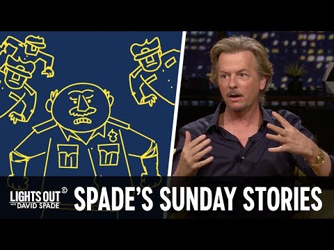 Story Time with David Spade: Getting a Used Knife for Christmas & More - Lights Out with David Spade