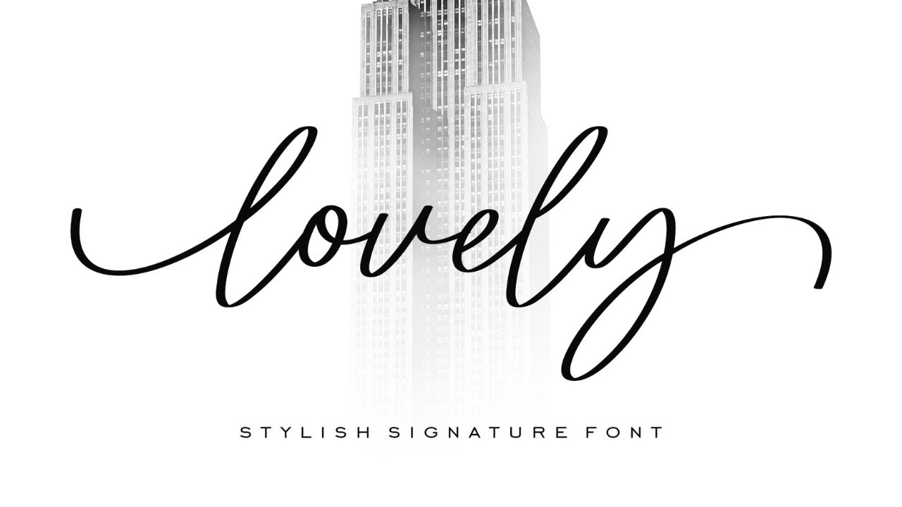 Lovely Font | Script Fonts | Free Download Font | Handwritten Font | Thin Font | Canva Font