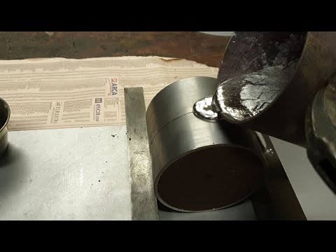 #207 ZAMAK FUSION in a mold for rings and costume jewelry and CURIOSITIES