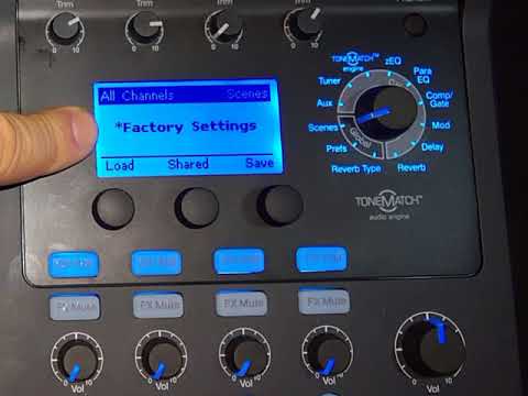 Bose T1®/T4S/T8S ToneMatch® mixer Create a Scene