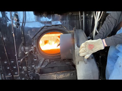 AT&SF Steam Locomotive No. 2926's Firebox (May 2023)