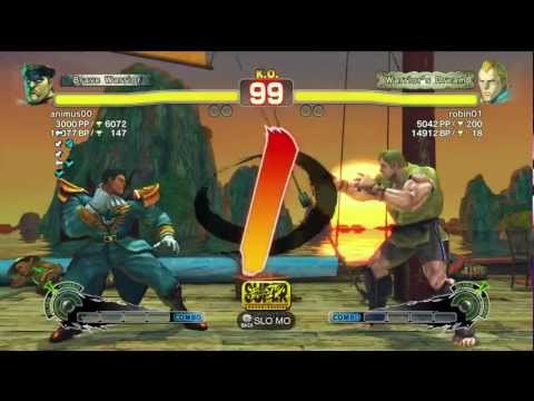 Animus00 (Bison) vs Robin01 (Abel) AE2012 Ranked Match *HD*