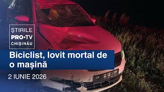 Știrile PRO TV (ORA 17:00) | BICICLIST, LOVIT MORTAL DE O MAȘINĂ | Moldova