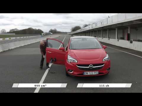 Opel Corsa 1.0 EcoTec : 0 à 100 km/h sur le circuit de Montlhéry - AutoMoto 2015