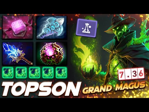 Topson Rubick Grand Magus - Dota 2 Pro Gameplay [Watch & Learn]
