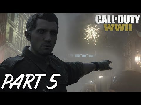 CALL OF DUTY WW2 Walkthrough Gameplay Part 5 + MISSION 5 LIBERATION ( PS4 PRO ) [4K]