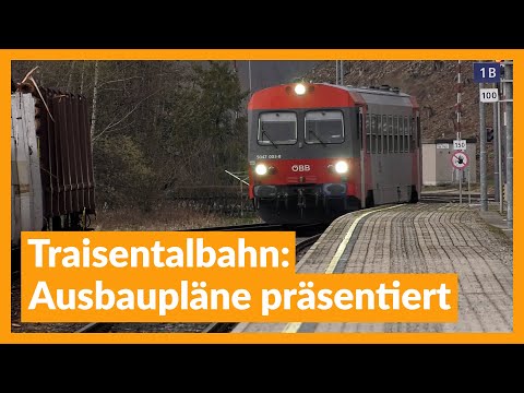 Traisentalbahn: Ausbaupläne präsentiert
