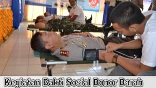 preview picture of video 'Kegiatan Bhakti Sosial Donor Darah HUT Bhayangkara ke 67'