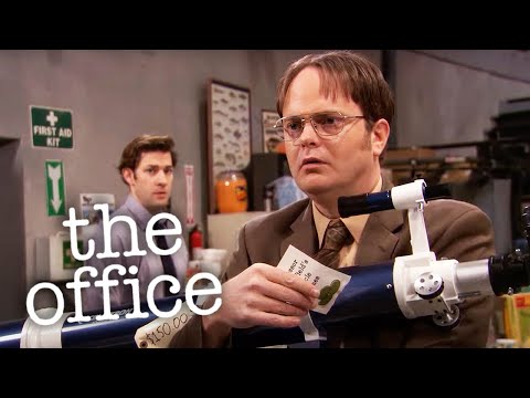 Dwight Trades Thumbtack for Meredith's Sign