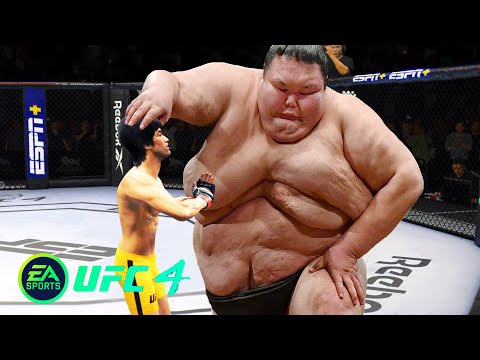 UFC4 Bruce Lee vs Evil Sumo Master EA Sports UFC 4 PS5
