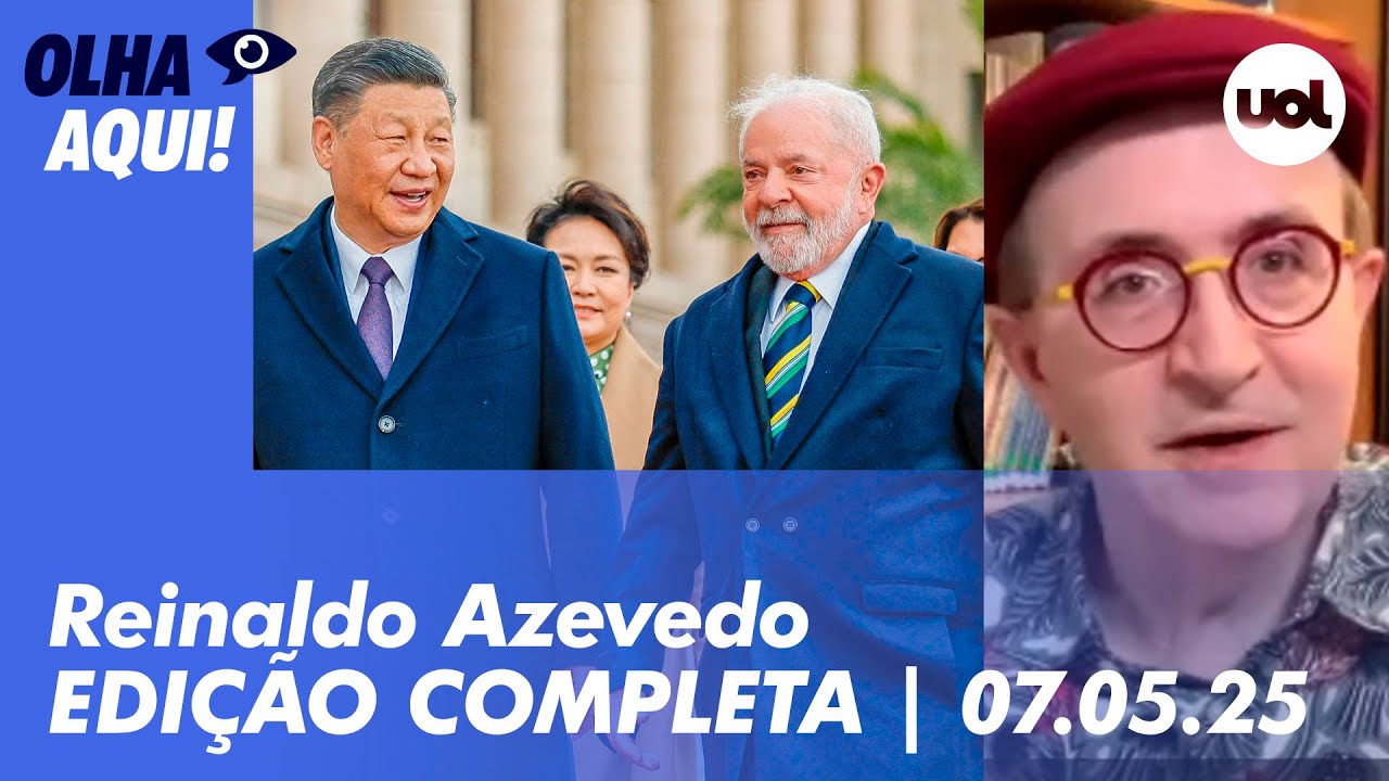 Reinaldo Azevedo fala da proposta dos EUA em classificar PCC e CV como terroristas; conclave e mais