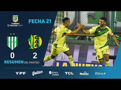 #TorneoSocios | Fecha 21 | resumen de Banfield - Aldosivi