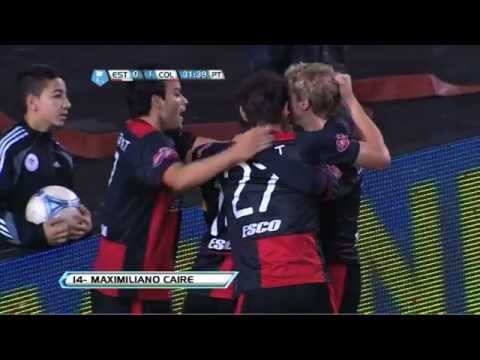 Gol de Caire. Estudiantes 0 - Colón 1. Torneo Inicial. Cuarta Fecha. Fútbol Para Todos