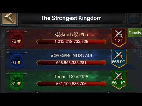 Clash of Kings K65 vs K 749 & K2125 🔥 War 