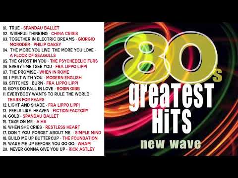 80's Greatest Hits New Wave || Spandau Ballet, China Crisis, Modern English, Tears for Fears