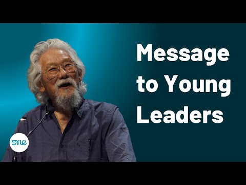 Host of The Nature of Things Message to Young Leaders 