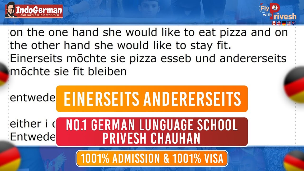 EINERSEITS ANDERERSEITS