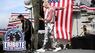 Machine Gun Kelly performs &quot;Let You Go&quot;: WWE Tribute to the Troops