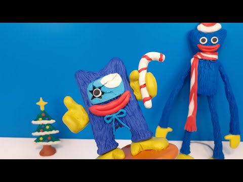 Лепим Хагги Вагги - вид - Амонгас // Among Us // из пластилина // как слепить // Happy Play Time