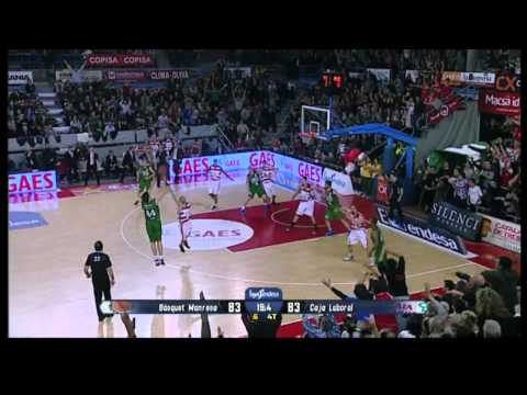 Manresa vs Caja Laboral (95-101) Liga Endesa Spanish ACB Basketball Highlights [13/01/13]
