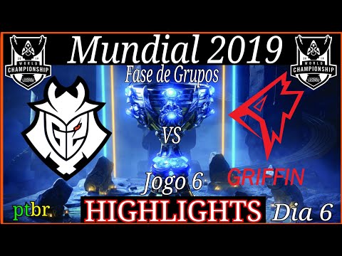 Mundial 2019 G2 vs GRF highlights do jogo 6 | Mundial 2019 Fase de Grupos jogo 6 dia 6.