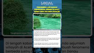 Air Danau Singkarak Berubah Jernih di Tengah Banjir Sumatera