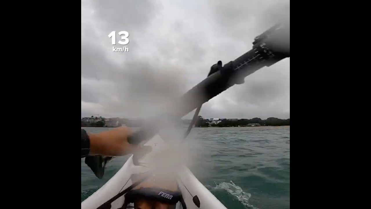 Winter day paddle #surfski #paddler #kayaking