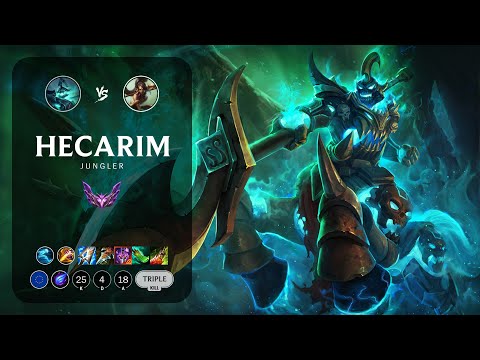 Hecarim Jungle vs Nidalee - EUW Master Patch 13.10