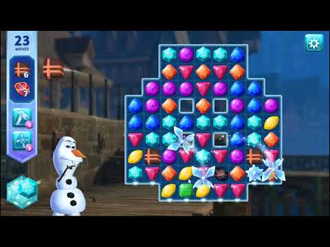 Disney Frozen Adventures Level 136 - NO BOOSTERS ❄️👸⛄ | SKILLGAMING ✔️