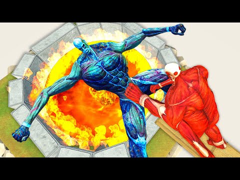 FIRE TORNADO PIPE. KAIJU VS ICE ITSELF - Animal Revolt Battle Simulator