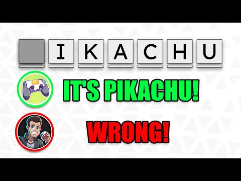 Pokemon Word Puzzles, But They're Impossible
