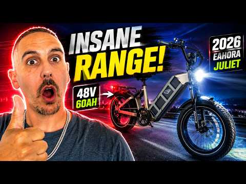 I Rode the 2026 EAHORA JULIET Until DARK… 48V 60Ah Range Test!