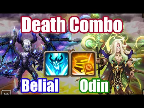 Death Combo Belial ×Odin Debut, You defeat someone, they defeat your key monster💀💀【Summoner War RTA】